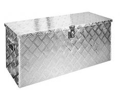 Alumium Truckbox Box Anhängerbox Alubox Deichselbox 10 Größen Trucky, Modell:D120 (95 x 41 x 46.5 cm)