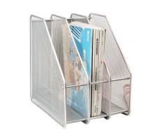 PIXNOR Stehsammler Zeitungsständer Zeitschriftensammler Magazinständer 3 Fächer