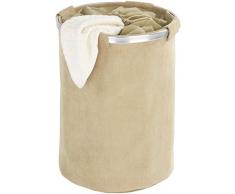 Wenko 62086100 Wäschesammler Cordoba-/Wäschekorb Fassungsvermögen: 68 l, 40 x 54 x 40 cm, beige