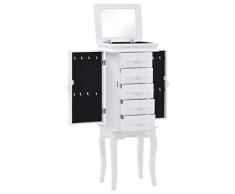 vidaXL Kiefernholz Schmuckkommode Schmuckschrank Schmuckkasten Schmuckkästchen