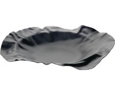Alessi Port Korbschale aus Stahl, epoxidharzlackiert, super black
