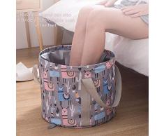 Ruihua Portable Faltbare Wasserbecken Reise Tränken Füße Artefakt, Kann als Wäschewanne, Eimer Becken, Waschbecken dienen, im Freien Kann für Hold-Wasser Verwendet Werden