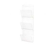 KXBYMX Bücherregale Wandmagazinhalter des einfachen Wandmagazinzeitungs-kreativen Bücherregals der Wand einfachen hängenden Multifunktionsgestell (Color : C)