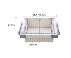 Kleiderschrank Pull Basket Multifunktionale Einziehbare Hosenablage Mit Dämpfungsschieber, Schrank Ablagekorb Garderobe Aufbewahrungsbox Handgewebter Rattankorb