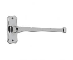 SIRO 605-210ZN1 Kleiderlüfter Isfet klappbar, für 4 Kleiderbügel, T 204 mm, ZN verchromt poliert