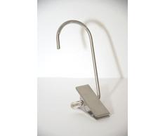 Edelstahlbügel mit Klammer 200er Set Klammer Klammerbügel Sockenklammer Bügel f. Schal Tuch Textil