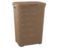 CURVER Wäschebox Style, 40 L, braun