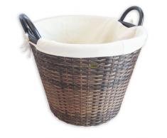 Habau Feuerholzkorb 54 cm Holzkörbe braun
