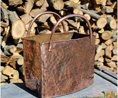 Beutel Handschuh Zeitschriftenständer in Kupfer von Hand gearbeitet