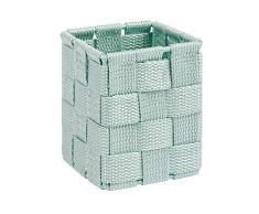WENKO Aufbewahrungskorb Adria Cubo Mint Füllkörbchen Wäschebox Ablage
