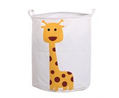 Dooxi Multifunktionale Aufbewahrungssack Aufbewahrungskorb Faltbar für Spielzeug oder Wäschekorb Kinderzimmer