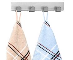 Tatkraft Fyra Stark Hakenleiste Edelstahl Selbstklebend 4 Klebehaken