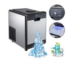 ZHHB Eiswürfelbereiter, Ice Cube Maker Machine, Eiswürfelmaschine, 28 Kg Theken-Eismaschine Für Den Heimgebrauch, Eiswürfel in 5 Minuten Bereit, Einschließlich Schaufel Und Abnehmbarem Korb