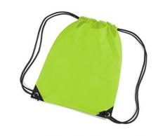 ShirtInStyle Sportbeutel, Gymnastikbeutel, Gymsac, Schuhbeutel mit Kordel viele Farbe limegreen