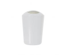 Axentia 251078 Schwingdeckeleimer Kunststoff, weiß