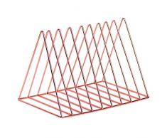 Eyourlife Dreieck Zeitung Magazin Book Magazin Halter 9 Abschnitten Triangle Dokument Datei Ständer Zeitschriften Rack Datei Organizer Storage Bücherregal in Badezimmer, Familie Raum, Büro