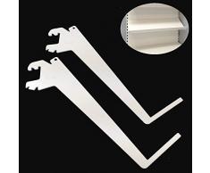 1 Paar Tegometall Konsolen für Zeitschriftenablage juraweiss Tego 15306024