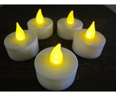 LED Teelichter 24er Set inkl Aufbewahrungsbox und Batterien Warmweiß