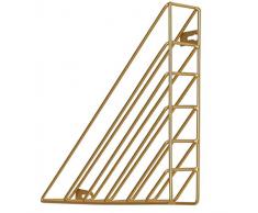 HJCC Zeitschriftenhalter Dreieckiger Schreibtisch Zeitungshalter Metall Zeitungssammler Multifunktional Organizer CD Ständer Handgemacht Kunst Für Zuhause