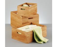 Zeller 13342 Aufbewahrungskiste L, Bamboo 40 x 30 x 21 cm