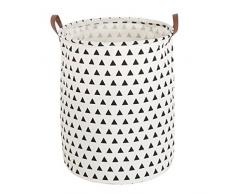 Dooxi Multifunktionale Faltbarer Schmutzige Kleidung Wäschekorb Household Rund Wäschebox Wasserdicht Kinder Spielzeug Organizer Aufbewahrungsbeutel mit Henkel