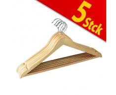 5-tlg Kleiderbügelset Holzkleiderbügel Kleiderbügel