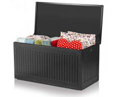 Plonos Auflagebox Gartenbox Gartentruhe 107x53x51 cm 270 Liter