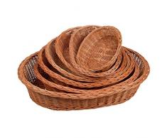 Kerbl 84123 Weidenkorb, Zopfrand 70 cm