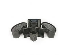 PFLANZKORB SET PFLANZHILFE Wasserpflanzen verschiedene Größen ideal für Gartenteich - gut geeignet für Teichplfanzen wie Seerosen Teichpflanzen Korb, Wasserpflanzen Teich (1 Premium Set)