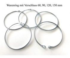 ShopHerzog Warenring Heftring Gürtelring Schalring (5 Stück, 120 mm)