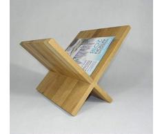 Zeitungsständer Eiche Massivholz X-Form Zeitungsablage Magazinständer