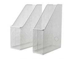 Ikea Dokument-Zeitschriftensammler 2er Set weiß 504.026.98
