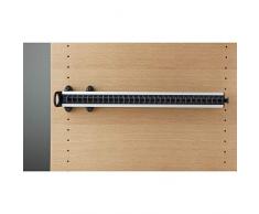 Krawattenhalter ausziehbar Modell A,505x82x85mm,Aluminium/Kunststoff schwarz