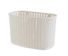 hhuanxiao Aufbewahrungsbox Badezimmer Rattan hängen Korb Multifunktions Küche Aufbewahrungskorb mit Haken Wand-Bade-Waschkorb