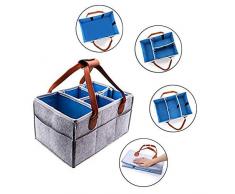 Dreameryoly Baby Windelablage, faltbar, Filz, große Aufbewahrungstasche, tragbare Spielzeugtruhen für Mama, Neugeborene, Kinder Windeln