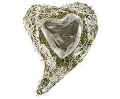 Rattan Pflanz-Schale Herz