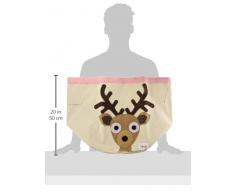 3 sprouts Aufbewahrungskorb Stoffkorb Rentier