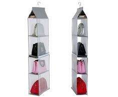 EisEyen Hängeorganizer 6 Fach Organizer Tasche Hängeregal Kleiderschrank für Wohnzimmer Schlafzimmer Home