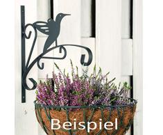 Wandhalter Metall Blumenampel Wand Blumen Hänge Ampel Windspiel Halter 1 von 2 (Vogel)