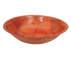 K13X Holzschüssel RUND Holzteller Holz Schüssel Teller Schale Bambus V2 (1, K133 20cm)