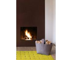 Hey Sign Kaminholzkorb Filzkorb 5 mm in anthrazit