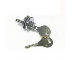 Vorhängeschlösser 1Set Glasvitrinenschloss Schmuckvitrine Diebstahlsicherung Schiebetürschloss Sicherheitsschloss