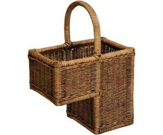 Treppenkorb Mit Griff - L-förmiger Aufbewahrungsorganizer Für Teppichtreppen