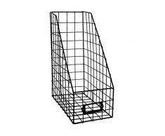 Bestlle Zeitschriftenhalter für Schreibtisch, nordischer Stil, Schmiedeeisen, Bücherregal für Dokumente, Zeitschriften, Aufbewahrungsbox, Büro-Organizer, Dekorationen