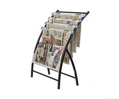 FCSFSF 4-stufige Zeitschriftenablage, Bücherregal Bilderbuchregale Zeitungshalter, Bodenständer und Aufbewahrung der Dateiorganisation (Größe: BDSXDCLV)