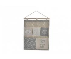 LB H&F Hänge Organizer Regal Aufbewahrung Hängeregal Türregal grau modern 53 x 35 cm Gross