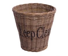 Papierkorb Keep Clean Natur Rattankorb Rattan Flechtkorb