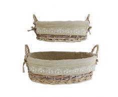 Frank Flechtwaren Füllkorb Ornament im 2er Set