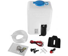 Universal Scheibenwaschbehälter 1,5L Scheiben Waschanlage Wasser Behälter Pumpe