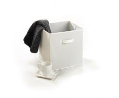 ModulHome 6RAN787BC Korb aus Faserstoff, 33 x 26,5 x 35,5 cm, weiß, HT35,5xP26,5xL33cm